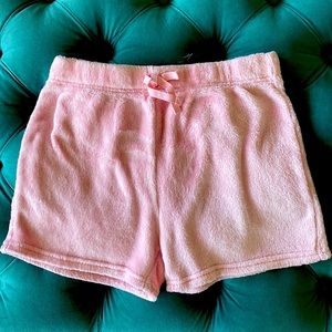 Comfy Pink fuzzy Pajama shorts